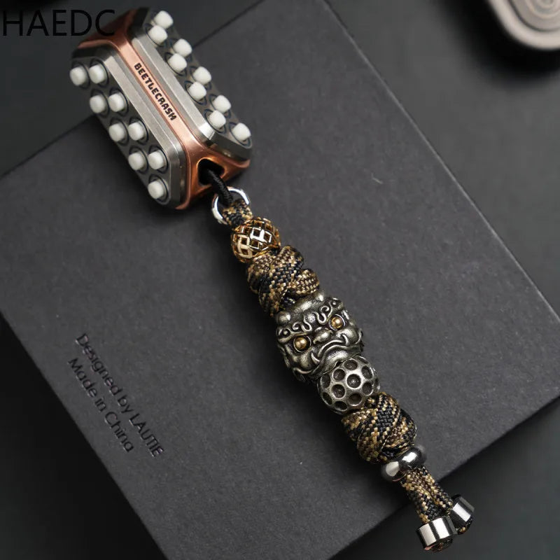HAEDC Handmade Woven Paracord Keychain  EDC Pendant