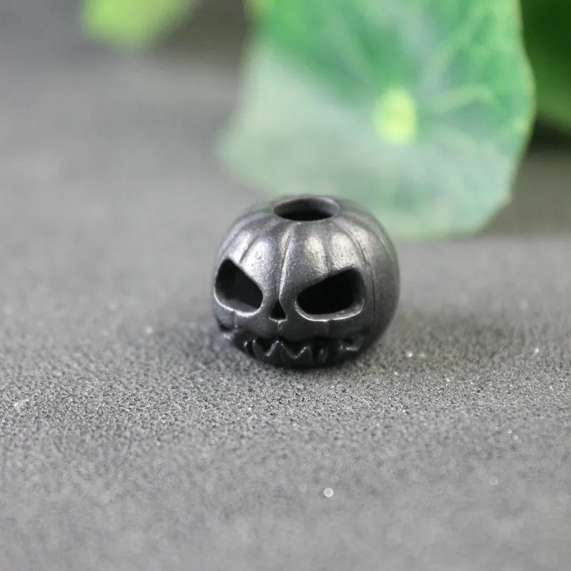 Halloween Pumpkin Skull Face Lantern EDC Brass Knife