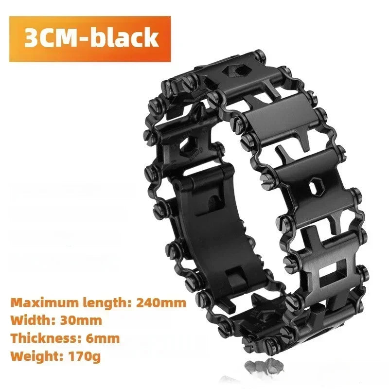 Bracelet Men's Outdoor Tool Bracelet 29 in 1 Bracelet Emergency EDC Tool