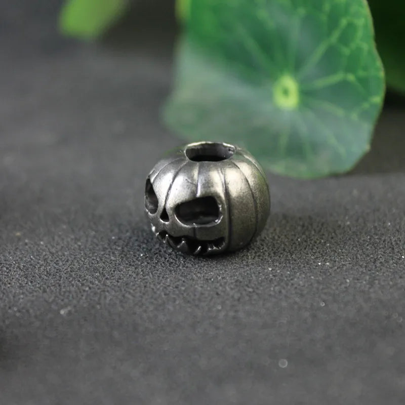 Halloween Pumpkin Skull Face Lantern EDC Brass Knife