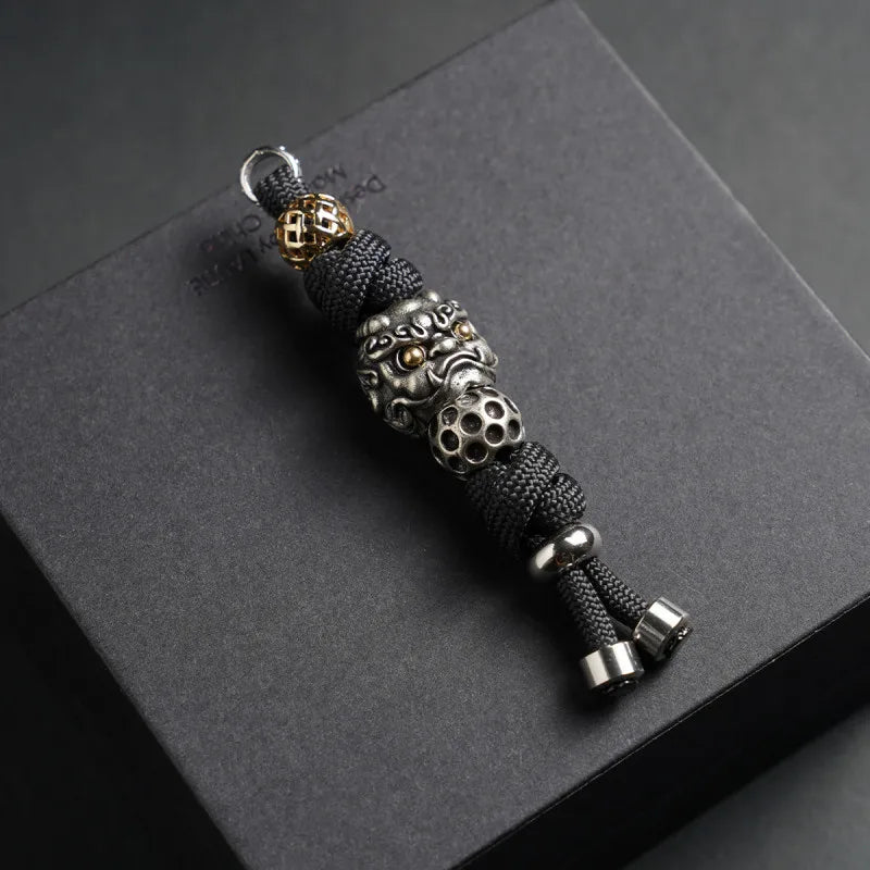 HAEDC Handmade Woven Paracord Keychain  EDC Pendant