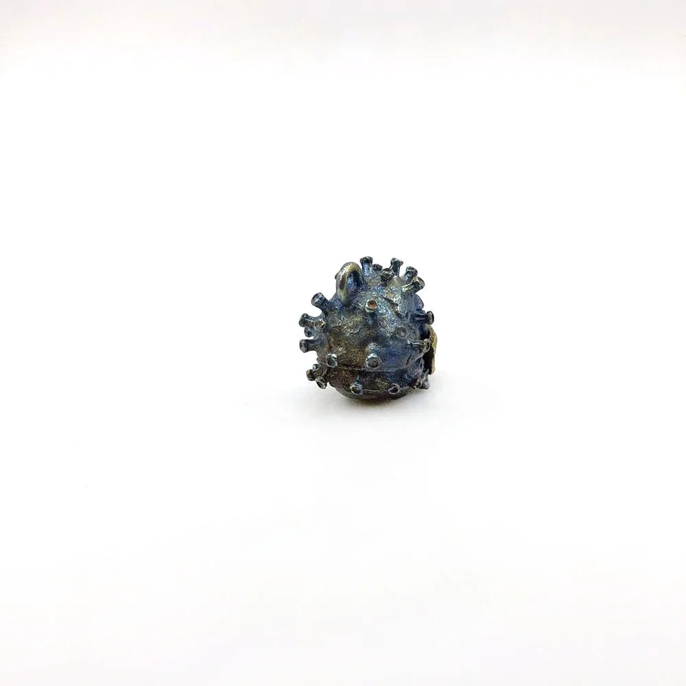 EDC Brass Key Ring Skull Keychain Outdoor Tool Accessories DIY Pendant