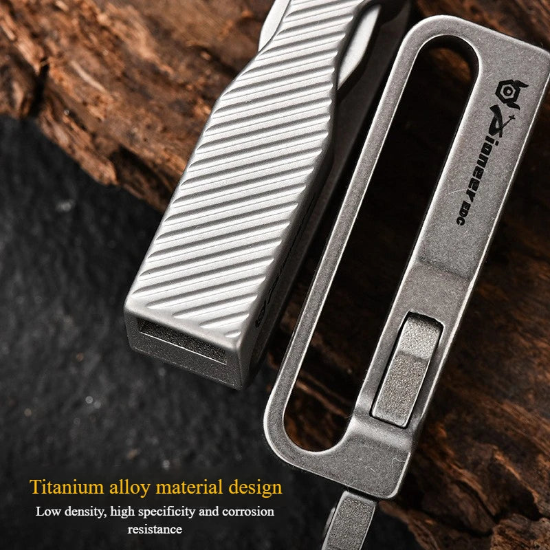 EDC Titanium Alloy Quick Release Key Ring