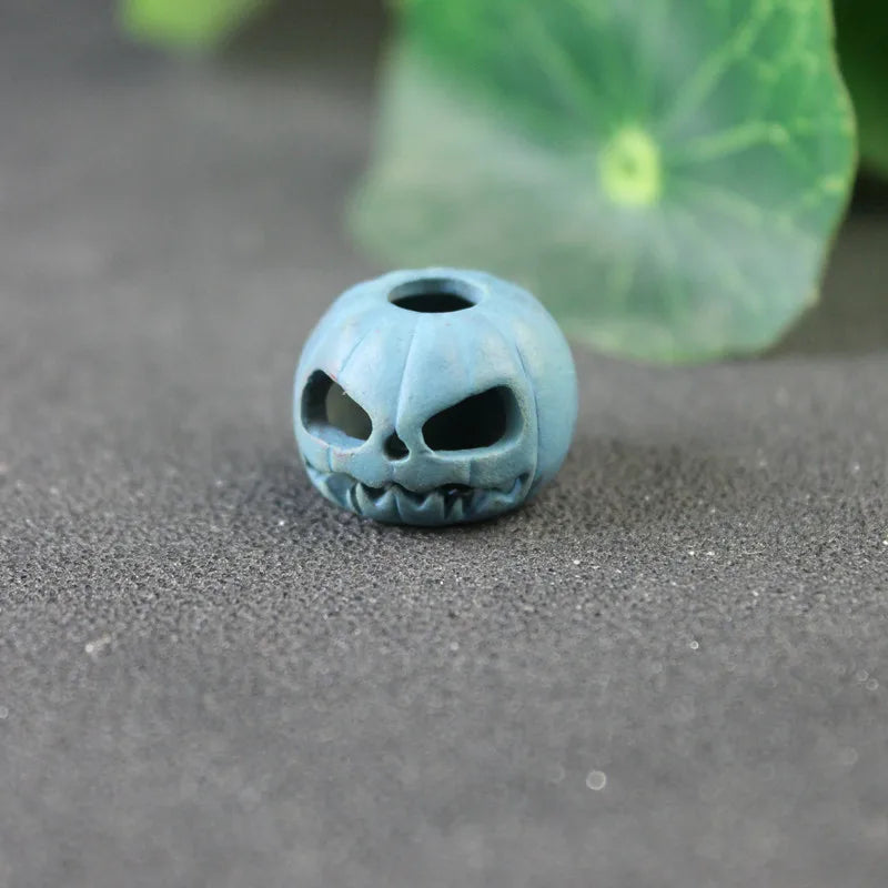 Halloween Pumpkin Skull Face Lantern EDC Brass Knife