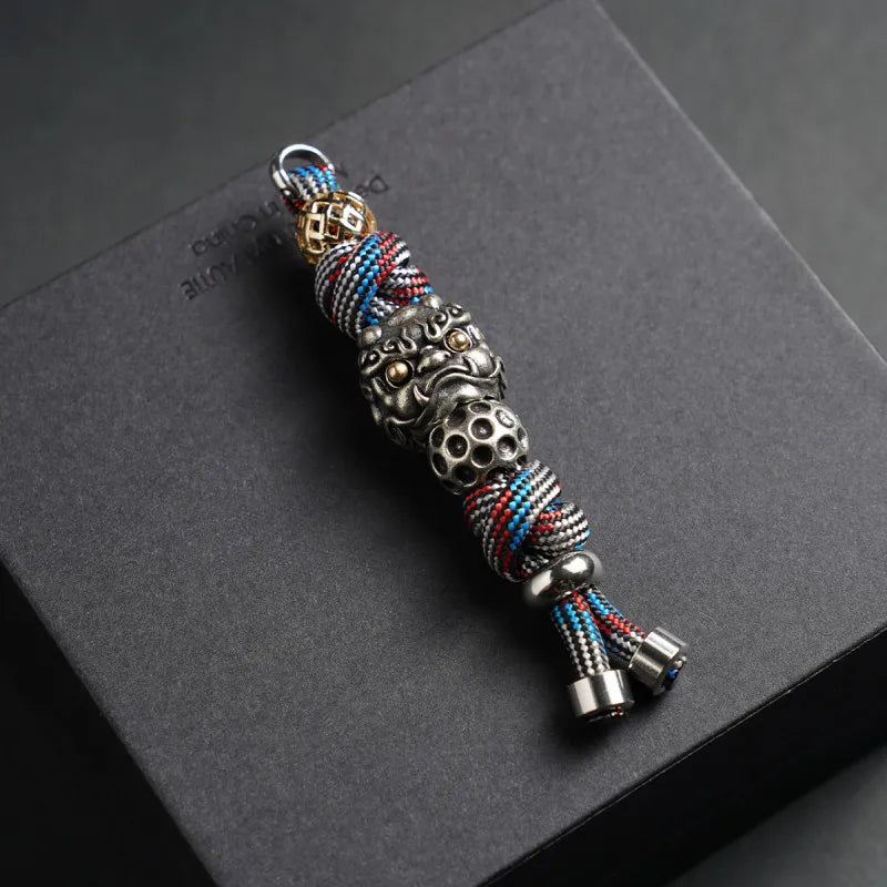 HAEDC Handmade Woven Paracord Keychain  EDC Pendant