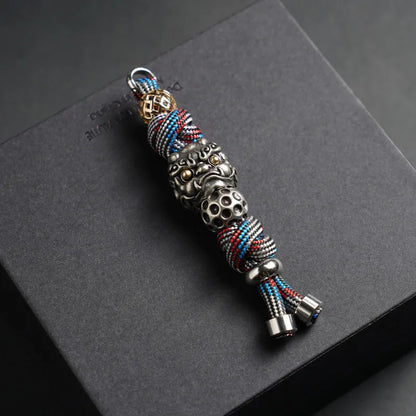 HAEDC Handmade Woven Paracord Keychain  EDC Pendant