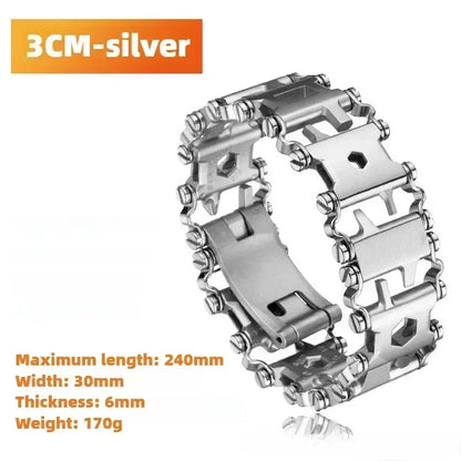 Bracelet Men's Outdoor Tool Bracelet 29 in 1 Bracelet Emergency EDC Tool