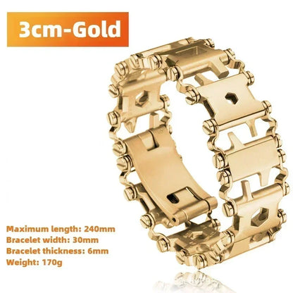 Bracelet Men's Outdoor Tool Bracelet 29 in 1 Bracelet Emergency EDC Tool