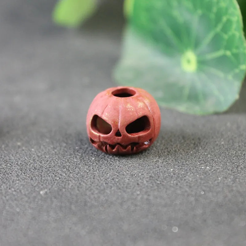Halloween Pumpkin Skull Face Lantern EDC Brass Knife