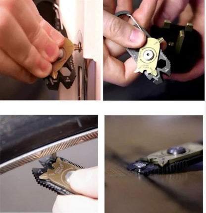 Mini Creative wheel multi-functional combination tool 20-in-1