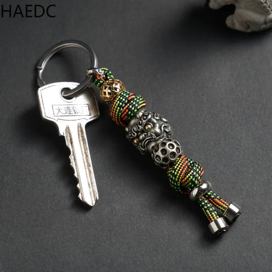 HAEDC Handmade Woven Paracord Keychain  EDC Pendant